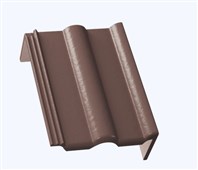 KMB BETA Briliant taška pultová okrajová pravá hnědá